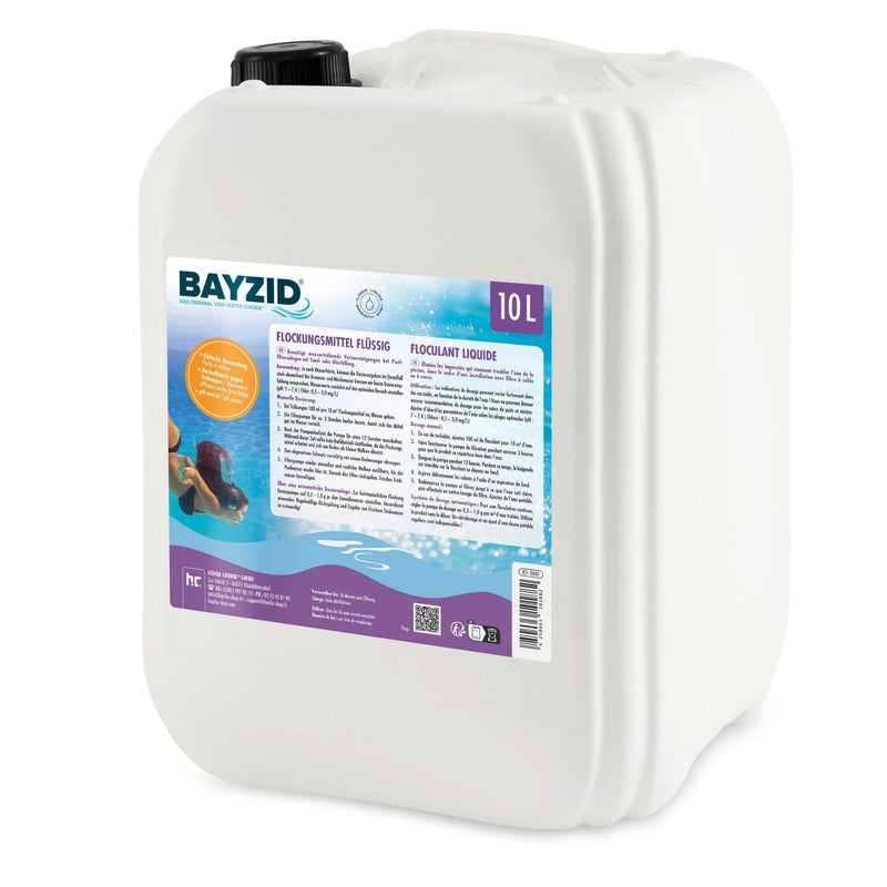 10 L BAYZID® Flockungsmittel flüssig für Pools in Kanister - Höfer Chemie GmbH