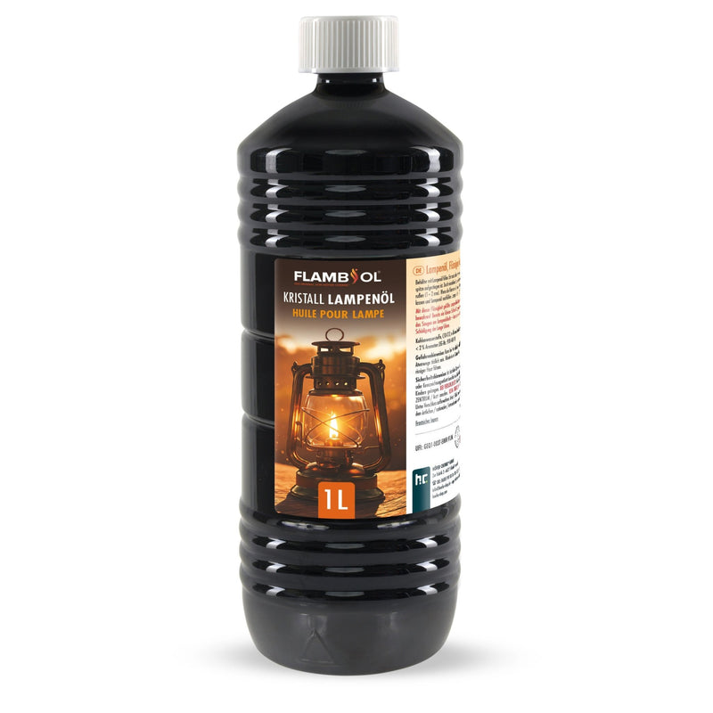 1 L FLAMBIOL® Lampenöl Hochrein Kristallklar in Flaschen - Höfer Chemie GmbH