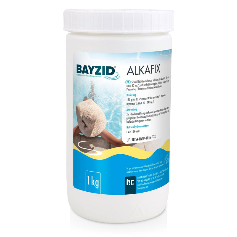 1 kg BAYZID® Alkafix zur Anhebung der Alkalinität (TA) - Höfer Chemie GmbH