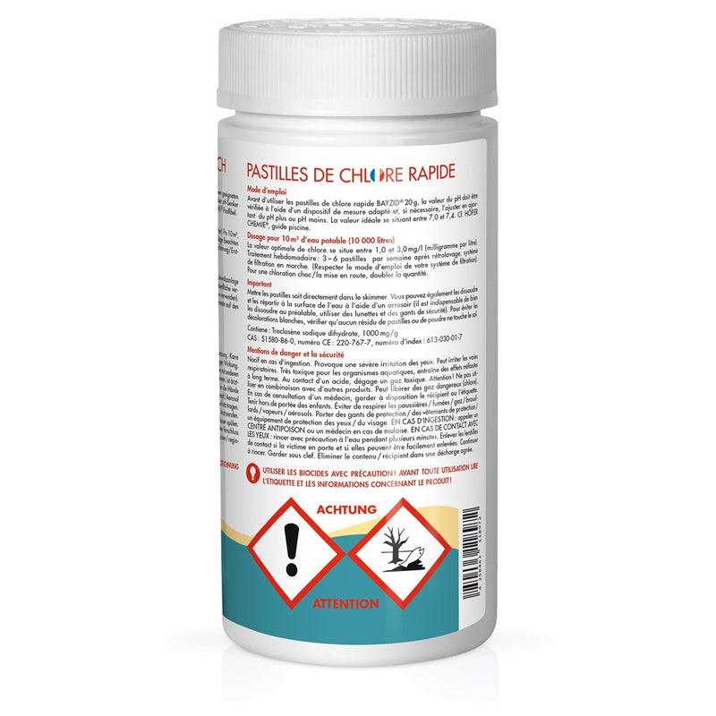 1 kg BAYZID® Chlortabs 20g schnell löslich - Höfer Chemie GmbH