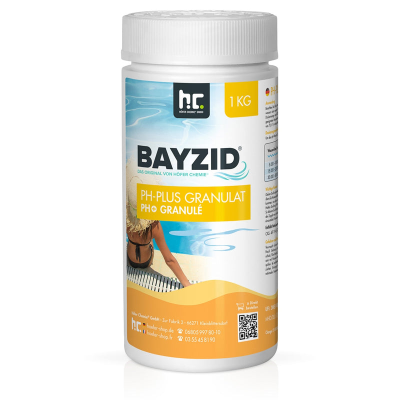 1 kg BAYZID® pH Plus Granulat für den Pool - Höfer Chemie GmbH