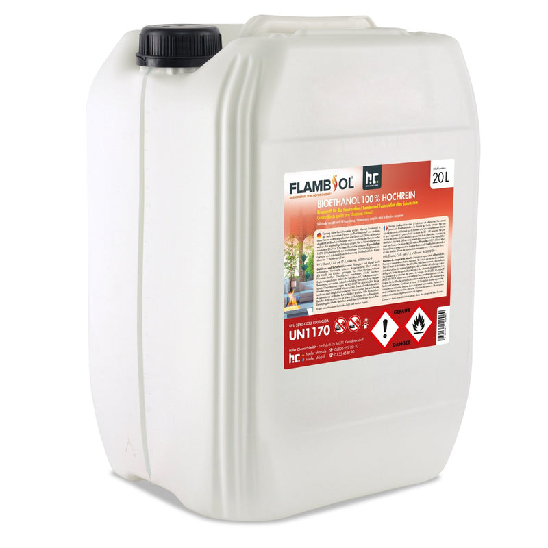 20 L FLAMBIOL® Bioethanol 100% Hochrein - Höfer Chemie GmbH