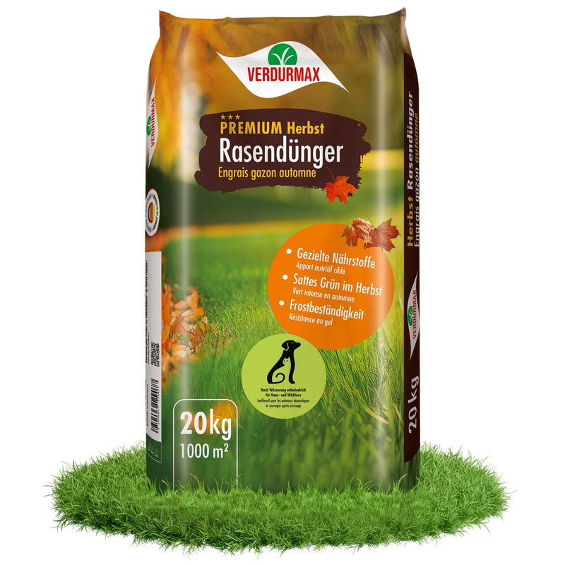20 kg VERDURMAX® Premium Herbst Rasendünger - Höfer Chemie GmbH