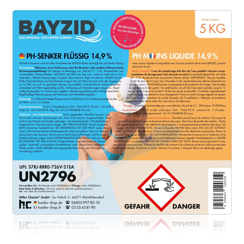 BAYZID® SOS-Set für grünes Poolwasser