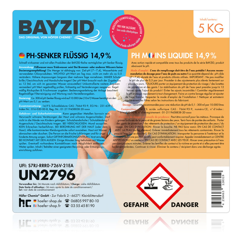 BAYZID® SOS-Set für grünes Poolwasser