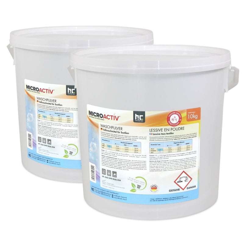 10 kg Microactiv® Waschpulver Vollwaschmittel - Höfer Chemie GmbH