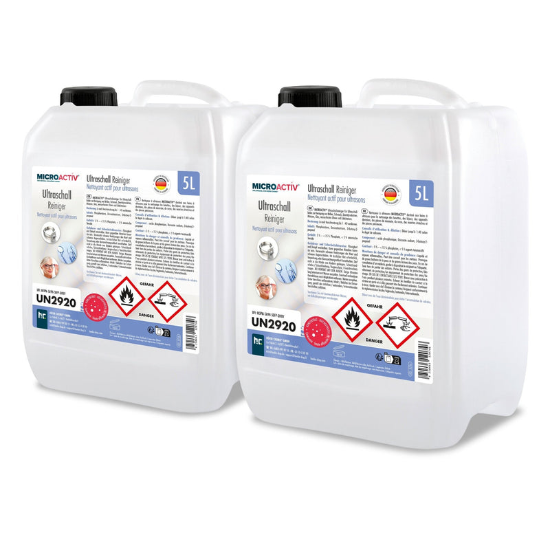 5 L Microactiv® Ultraschallreiniger Flüssig-Konzentrat für Ultraschallbad - Höfer Chemie GmbH