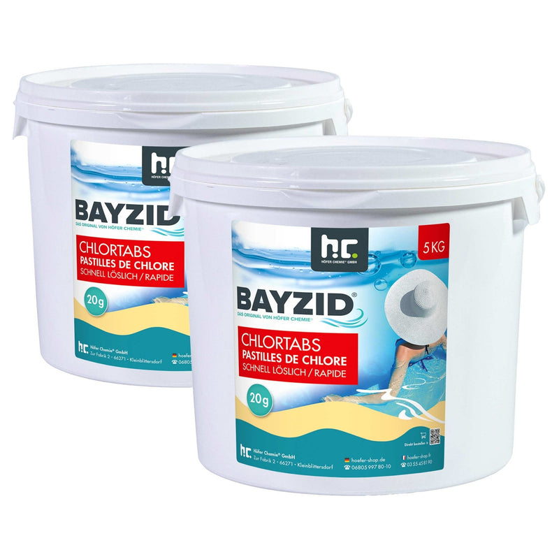 5 kg BAYZID® Chlortabs 20g schnell löslich im Eimer - Höfer Chemie GmbH