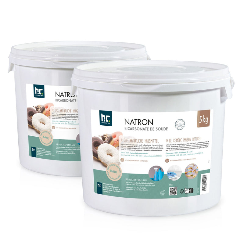 5 kg Natron Backsoda Natriumhydrogencarbonat in Lebensmittelqualität - Höfer Chemie GmbH