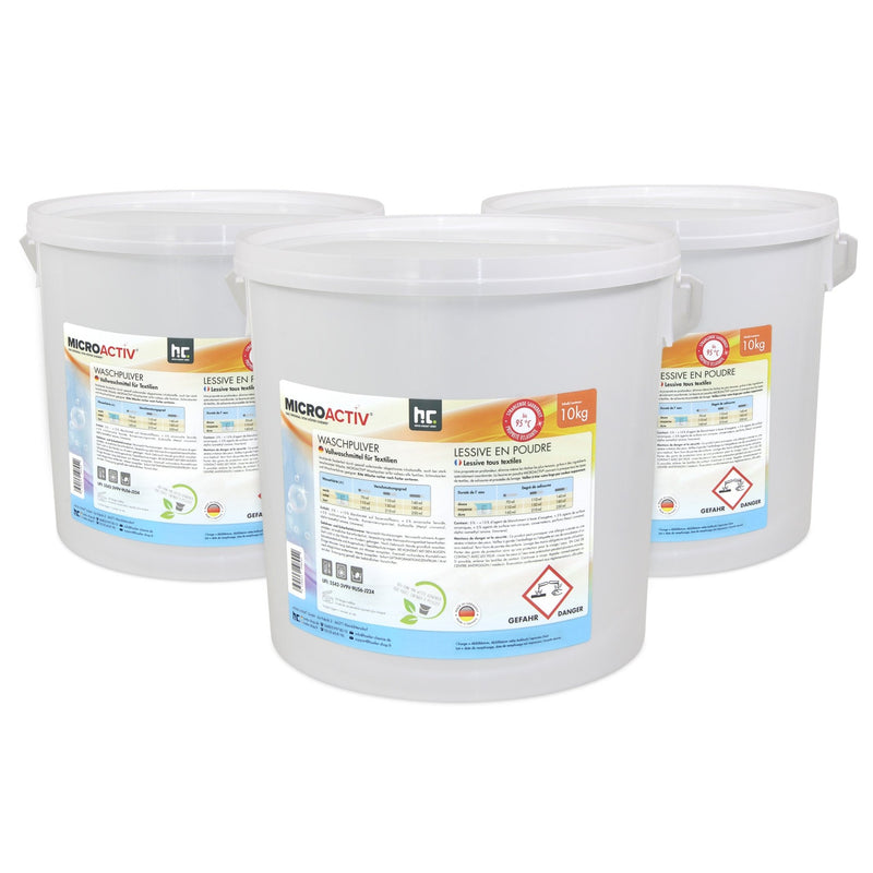 10 kg Microactiv® Waschpulver Vollwaschmittel - Höfer Chemie GmbH