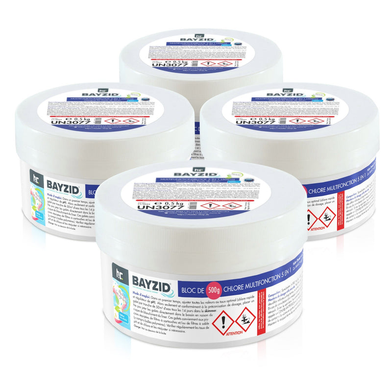 500 g BAYZID® Multiblock 5in1 für Pools - Höfer Chemie GmbH