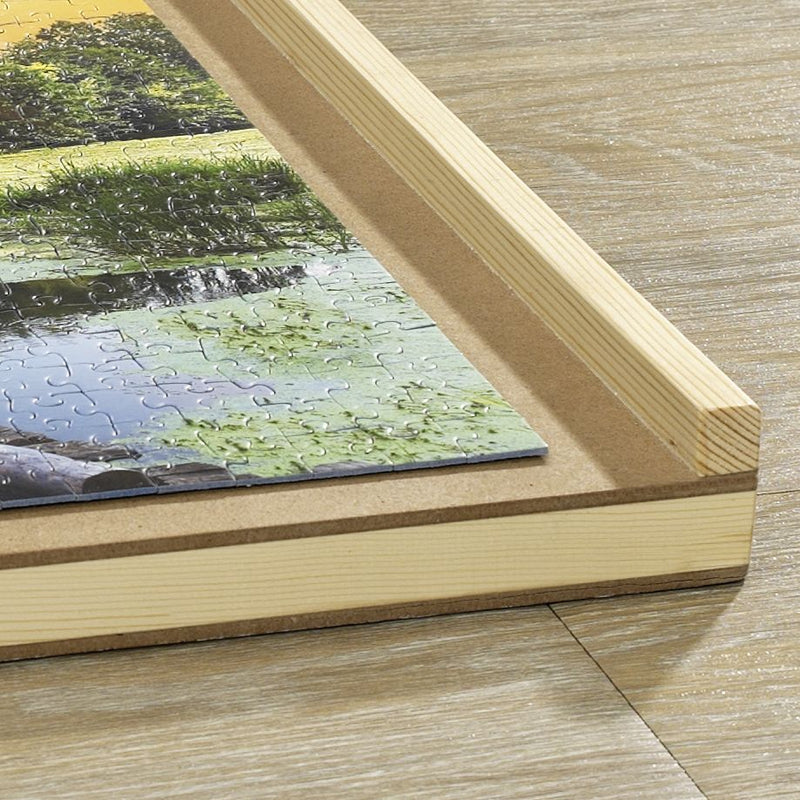 Plateau pour puzzle avec tiroirs en bois - jusqu`à 1500 pièces