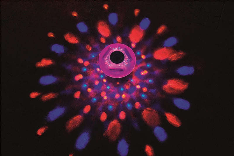 Bestway® Flowclear™ batteriebetriebene, schwimmende LED-Leuchte, Ø 14 cm