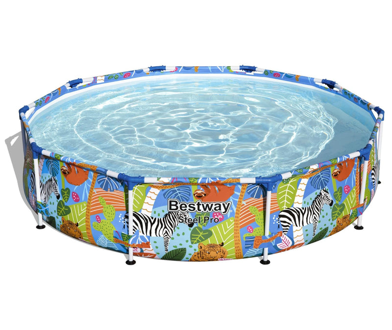 Steel Pro™ Paradise Frame Pool Zebra