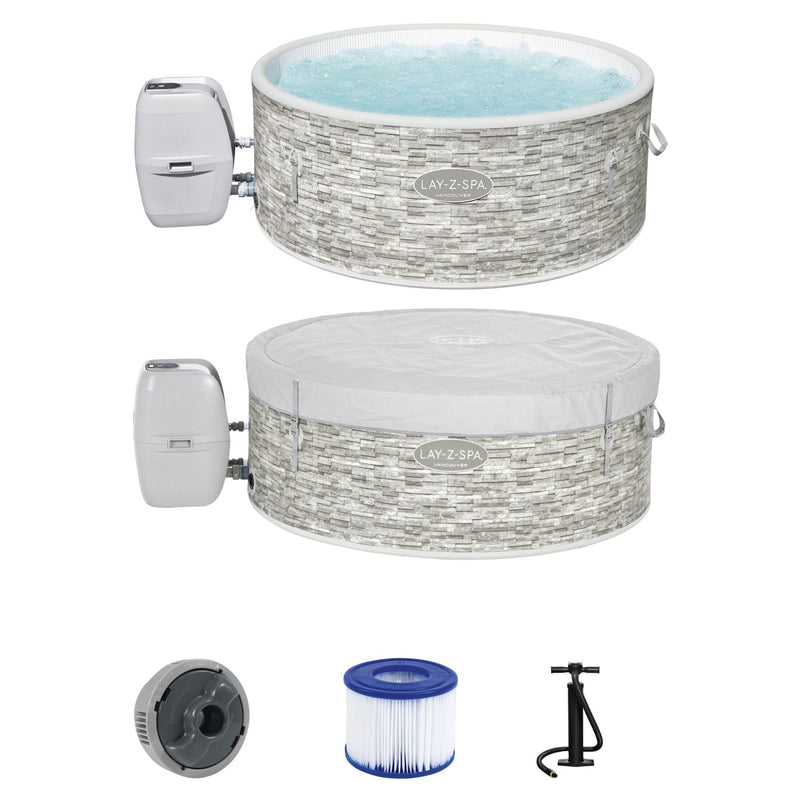 LAY-Z-SPA® WLAN-Whirlpool Vancouver AirJet Plus™ 155 x 60 cm - Höfer Chemie GmbH