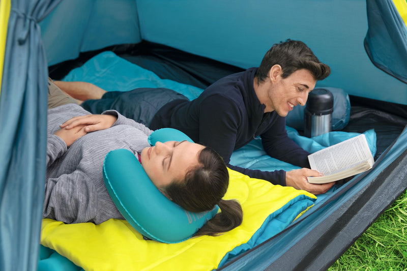 Aufblasbares Nackenkissen für Camping & Reise