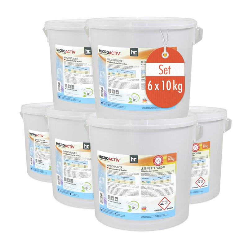 10 kg Microactiv® Waschpulver Vollwaschmittel - Höfer Chemie GmbH