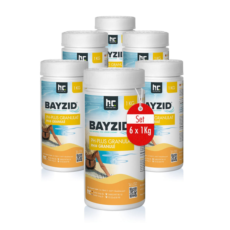1 kg BAYZID® pH Plus Granulat für den Pool - Höfer Chemie GmbH