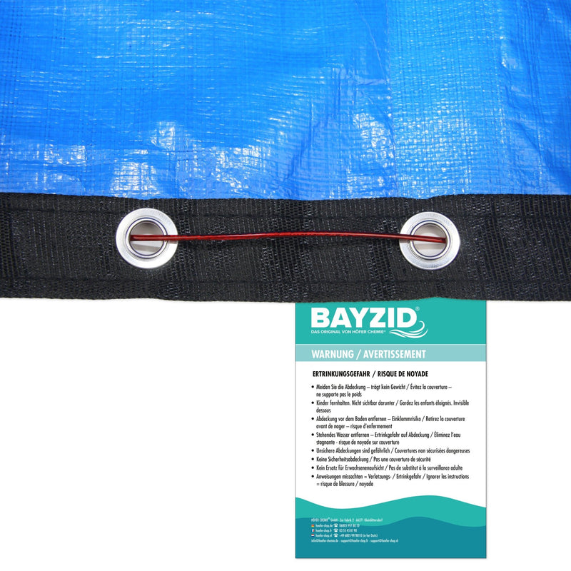 Poolabdeckung für achtförmige Pools 6,50 x 4,20 m - Höfer Chemie GmbH