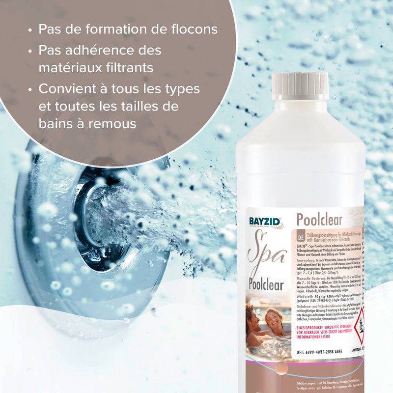 1L BAYZID® SPA Poolclear Trübungsbeseitigung - Höfer Chemie GmbH