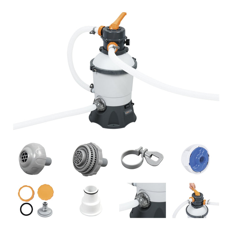 Bestway® Pool Sandfilterpumpe 3.028 l/h - Höfer Chemie GmbH