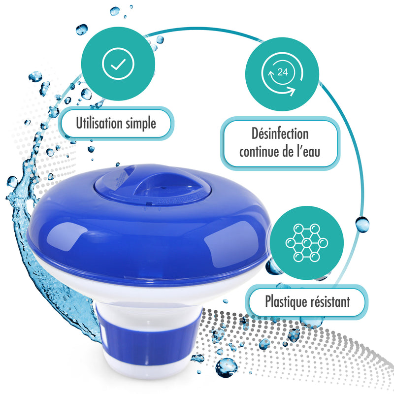 Pool Dosierschwimmer groß für Chlortabletten