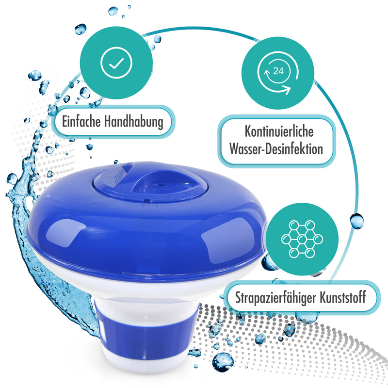Pool Dosierschwimmer groß für Chlortabletten