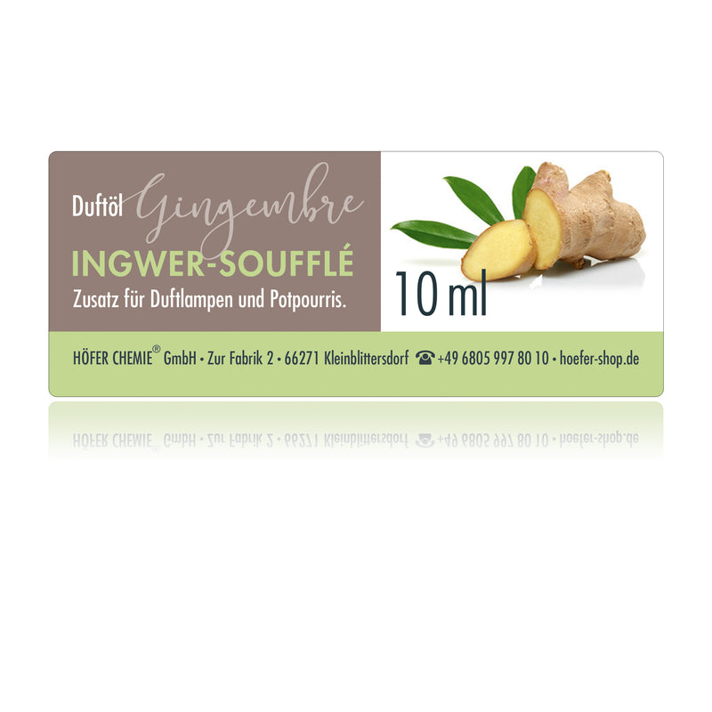 10 ml geuroliën voor potpourris & aromalampen - gembersoufflé