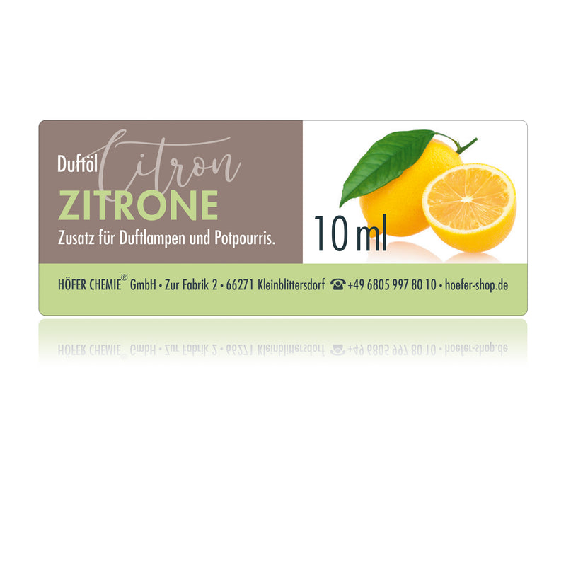 Huiles parfumées de 10 ml - Citron