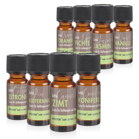 8 x 10 ml BAYZID® SPA Duftöl-Set Nr. 5