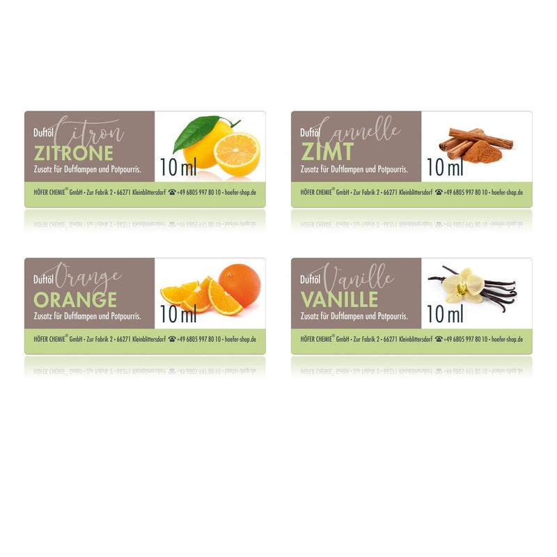 4 x 10 ml BAYZID® SPA Duftöl-Set Nr. 6