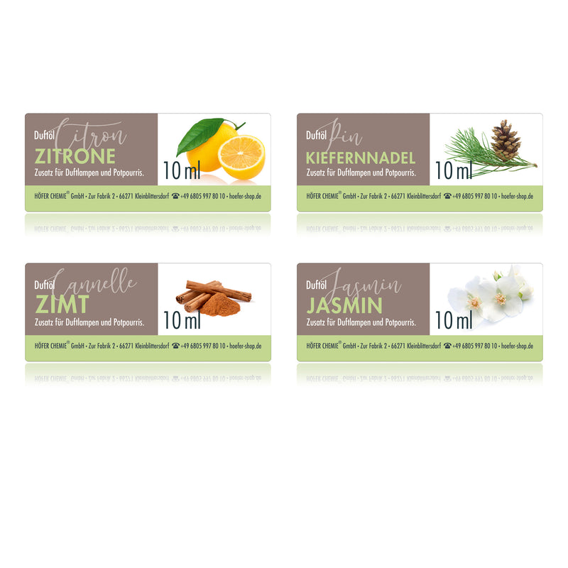 4 x 10 ml BAYZID® SPA Duftöl-Set Nr. 7