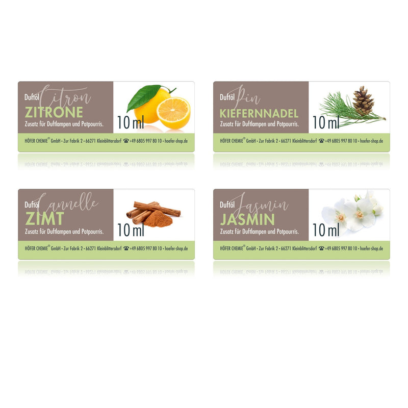 4 x 10 ml BAYZID® SPA Duftöl-Set Nr. 7