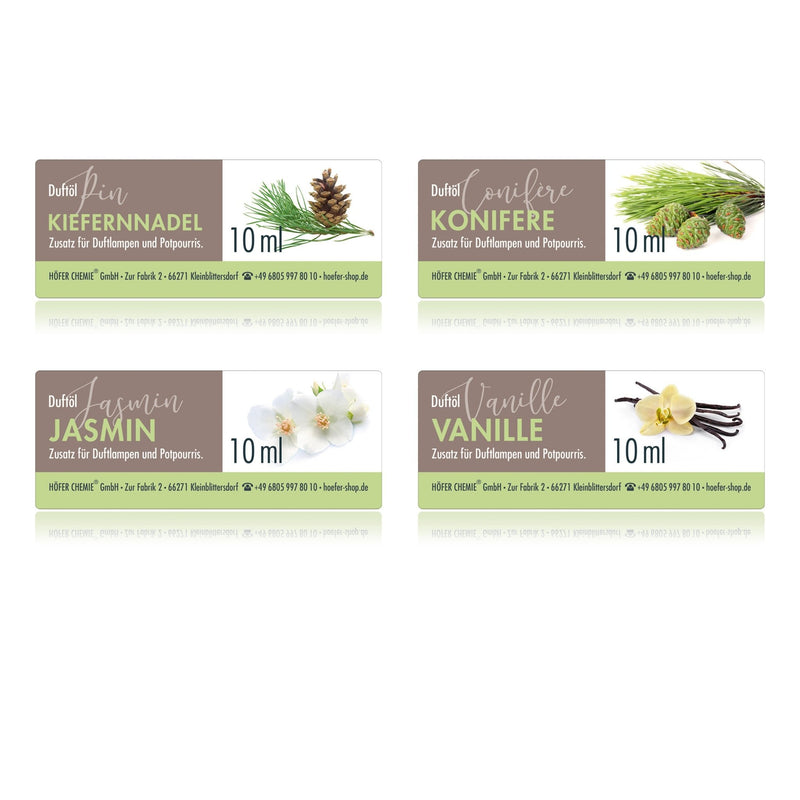 4 x 10 ml BAYZID® SPA Duftöl-Set Nr. 8