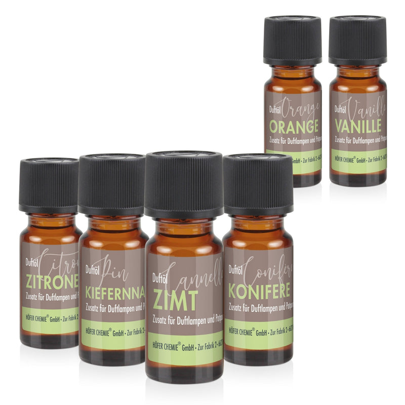 6 x 10 ml BAYZID® SPA Duftöl-Set Nr. 10