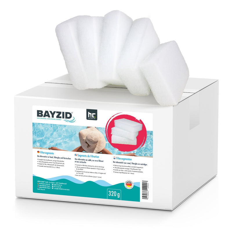 320 g BAYZID® Pool Filtersegmente