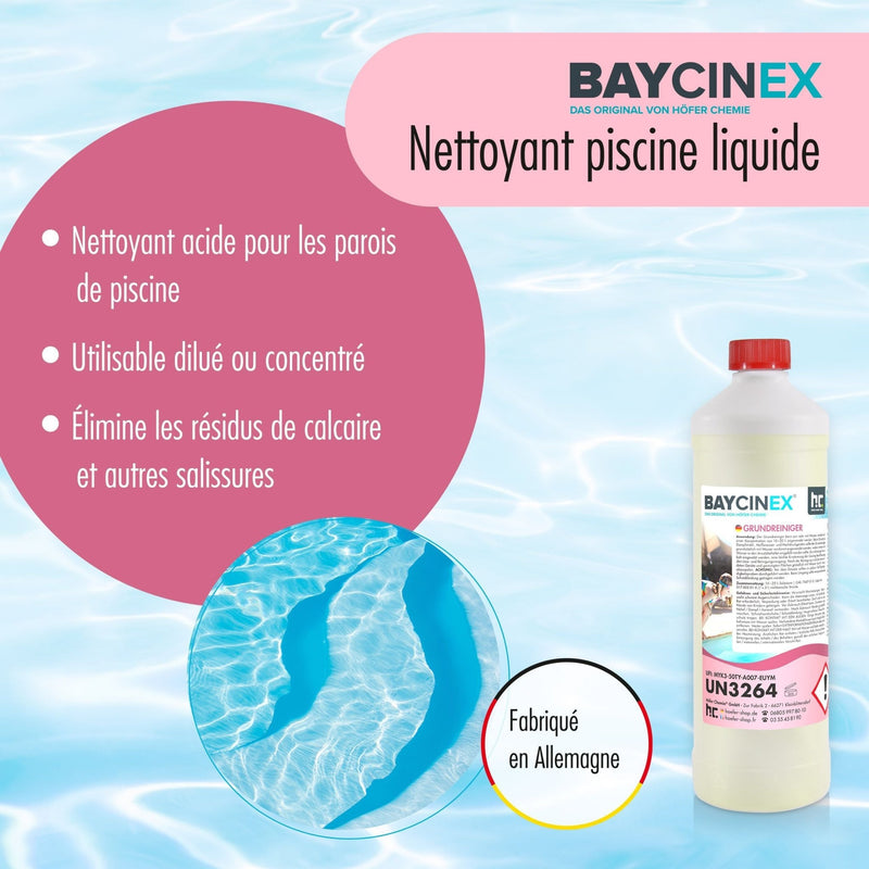 1 L BAYCINEX® Grundreiniger für Pools - Höfer Chemie GmbH