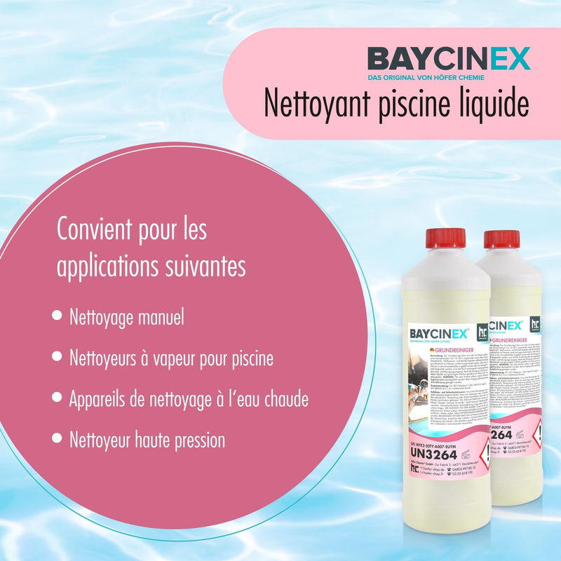 1 L BAYCINEX® Grundreiniger für Pools - Höfer Chemie GmbH