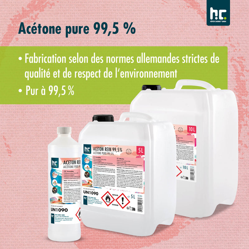10 L Höfer Chemie® Aceton rein 99,5% in Kanister - Höfer Chemie GmbH