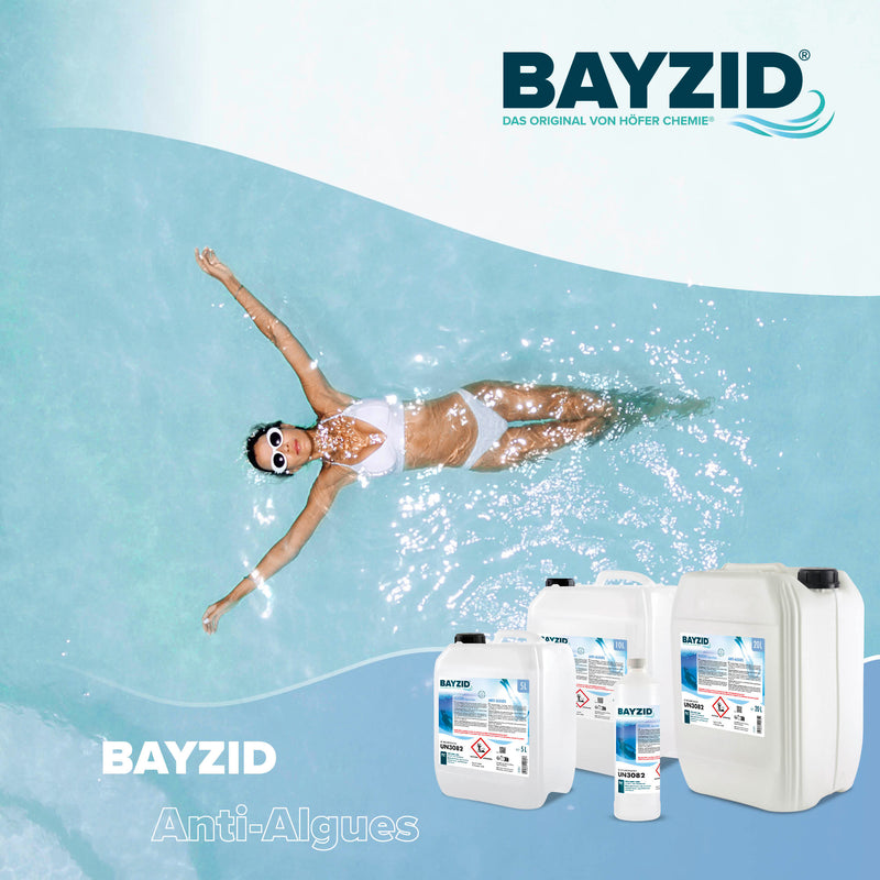 20 L BAYZID® Algizid Algenverhütung für Pools in Kanister - Höfer Chemie GmbH