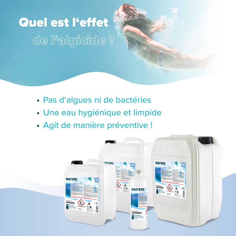 20 L BAYZID® Algizid Algenverhütung für Pools in Kanister - Höfer Chemie GmbH
