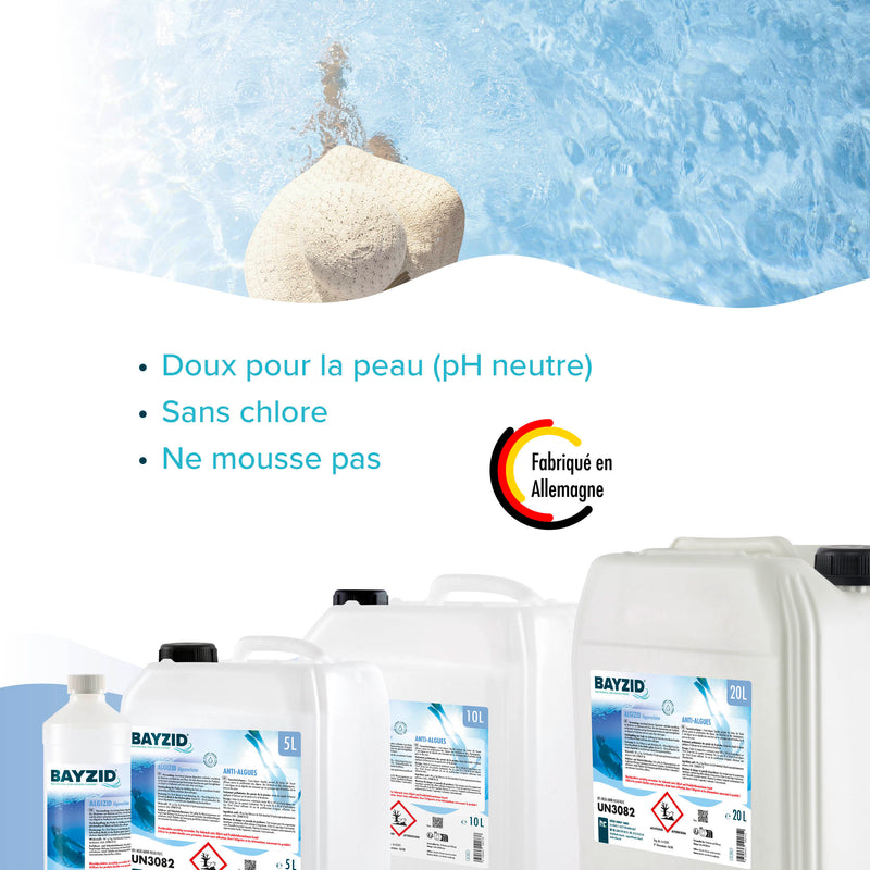 20 L BAYZID® Algizid Algenverhütung für Pools in Kanister - Höfer Chemie GmbH