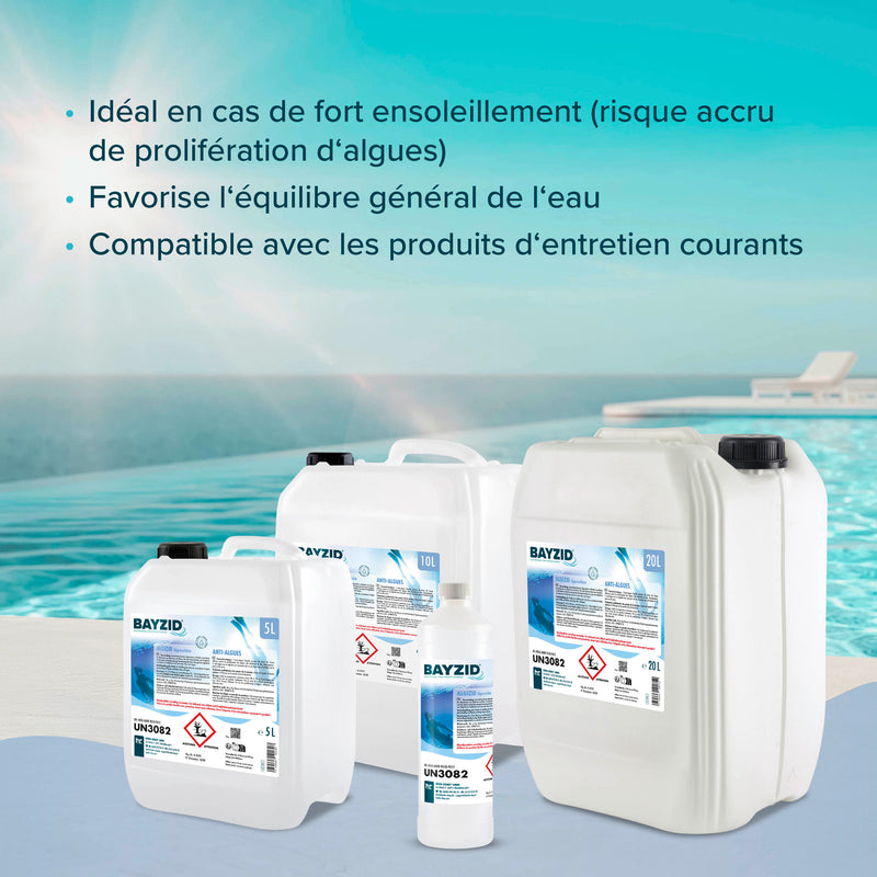 20 L BAYZID® Algizid Algenverhütung für Pools in Kanister - Höfer Chemie GmbH