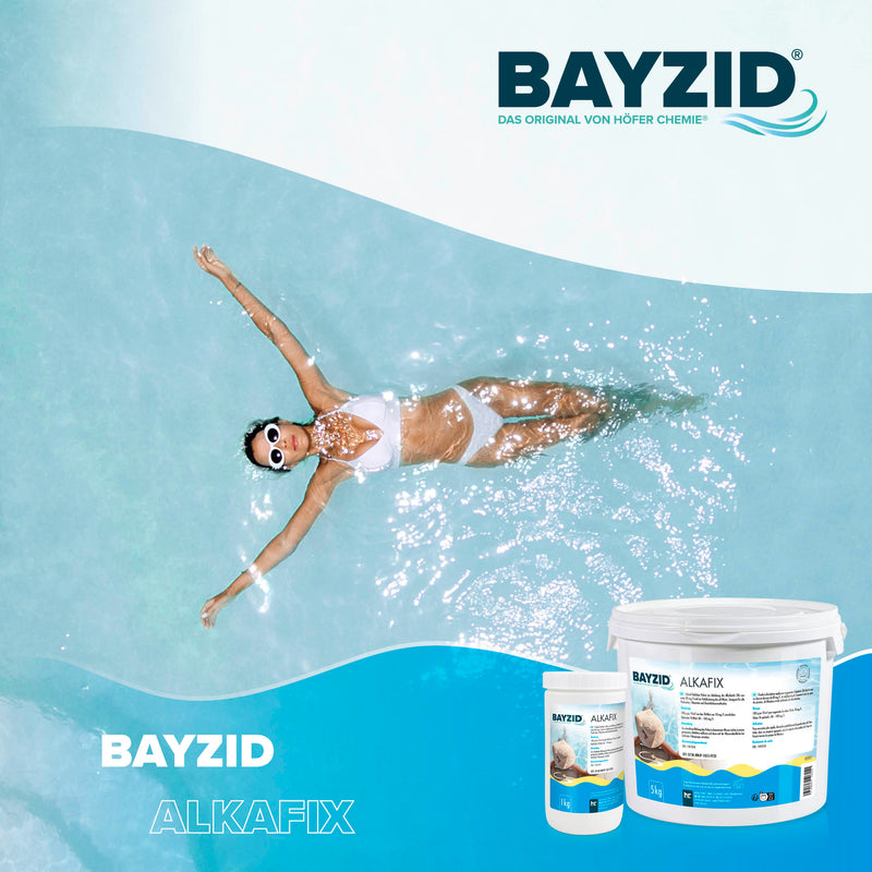 5 kg BAYZID® Alkafix zur Anhebung der Alkalinität (TA) in Eimer - Höfer Chemie GmbH