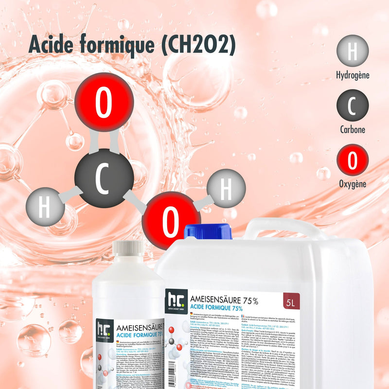 1 L Höfer Chemie® Ameisensäure 75% technische Qualität in Flaschen - Höfer Chemie GmbH