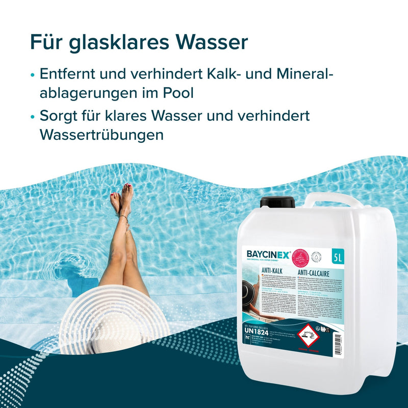 5 L BAYCINEX® Anti-Kalk für Pools