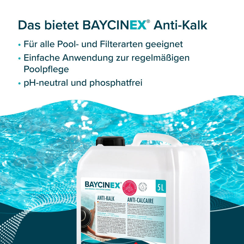 5 L BAYCINEX® Anti-Kalk für Pools