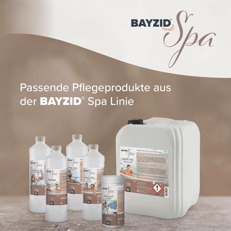 1 kg BAYZID® SPA Chlor flüssig für Whirlpools & Planschbecken
