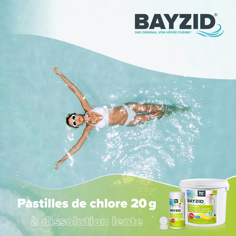 5 kg BAYZID® Chlortabs 20g langsam löslich im Eimer - Höfer Chemie GmbH