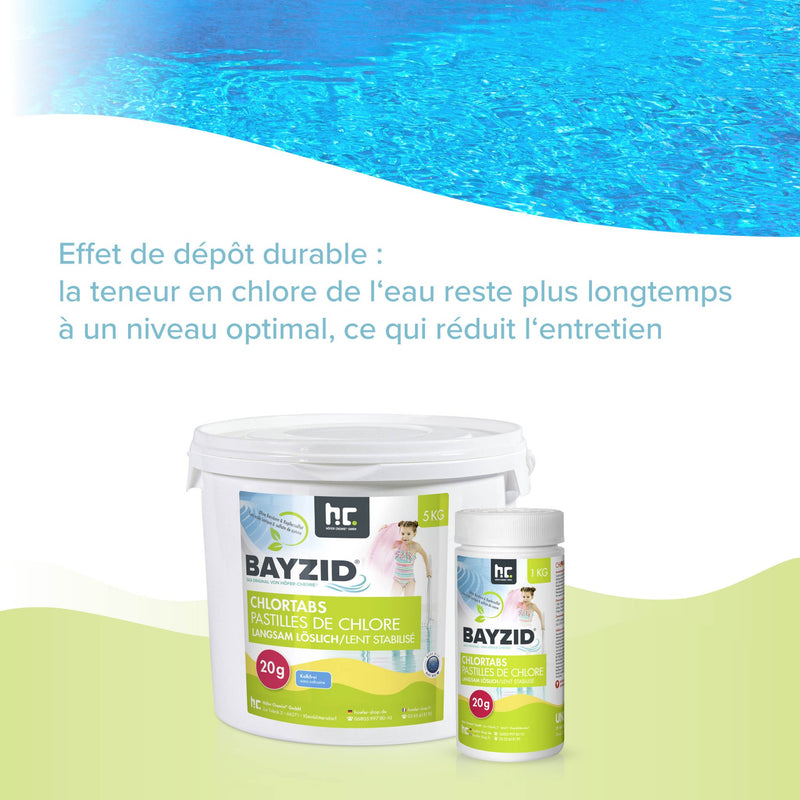 5 kg BAYZID® Chlortabs 20g langsam löslich im Eimer - Höfer Chemie GmbH